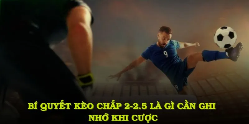 Bí quyết kèo chấp 2-2.5 là gì cần ghi nhớ khi cược