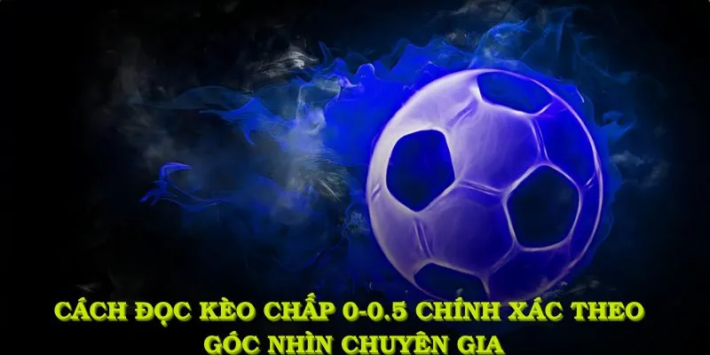 Cách đọc kèo chấp 0-0.5 chính xác theo góc nhìn chuyên gia