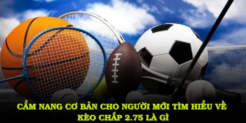 Cẩm nang cơ bản cho người mới tìm hiểu về kèo chấp 2.75 là gì