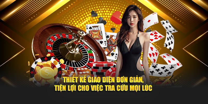 Thiết kế giao diện đơn giản, tiện lợi cho việc tra cứu mọi lúc