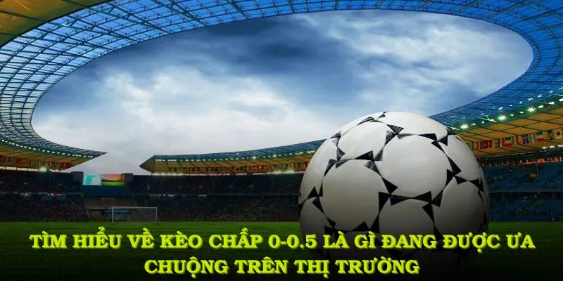 Tìm hiểu về kèo chấp 0-0.5 là gì đang được ưa chuộng trên thị trường